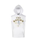 World Boxing Championship Sleeveless Hoody - White