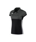 Team 16 Womens Polo - Black/Grey
