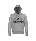 Combat Sports Hoody - Heather Grey/Black