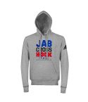 Jab Cross Hook Hoody - Heather Grey/Black