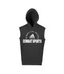 Combat Sports Sleeveless Hoody - Black/White