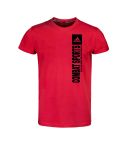 Combat Sports Vertical Tee - Vivid Red/Black