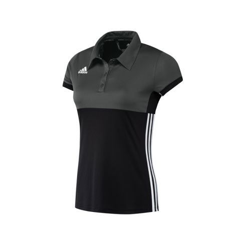 Team 16 Womens Polo - Black/Grey