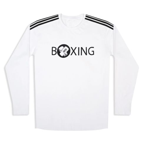 Boxing Full Sleeve T-shirt - White