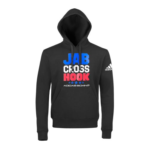 Jab Cross Hook Hoody - Black/White