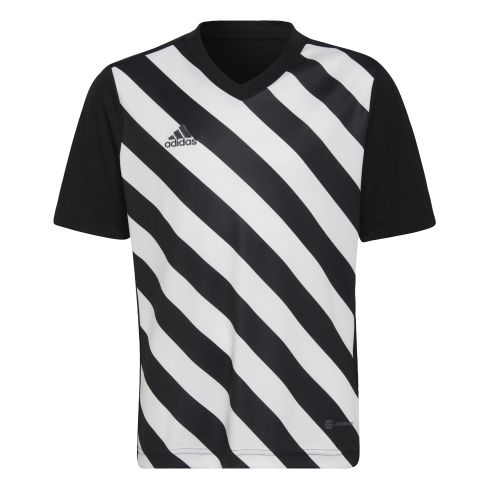 Youth Entrada Striped Jersey - Black