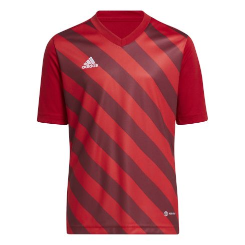 Youth Entrada Striped Jersey - Red