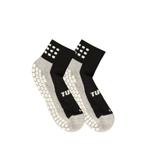 Tuff Quarter Grip Socks - Black