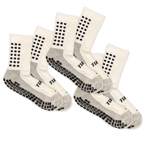Tuff Grip Socks 3-Pack - White
