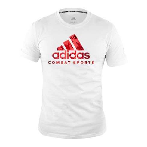 Combat Sports Tee - White/Red