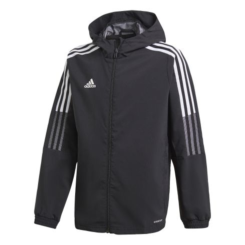 Youth Tiro Windbreaker Jacket - Black 